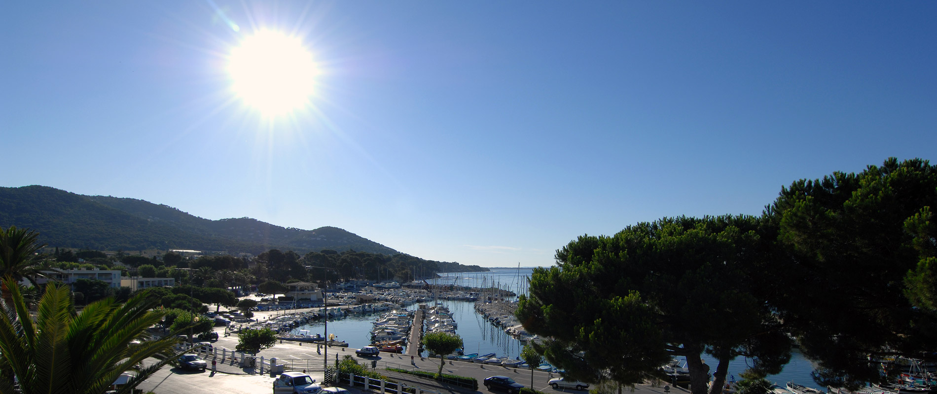 Vue port de Carqueiranne